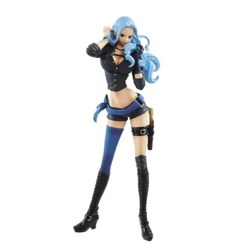 

25cm Original Anime one piece PVC balck Vivi model children Toy Dolls Gifts