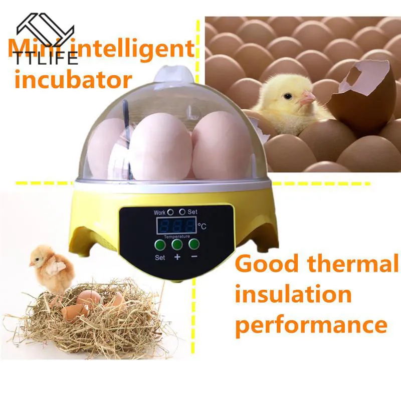 TTLIFE 7 Digital Chicken Duck Egg Incubator Temperature Control Automatic Turning/Chicken Hatcher Encubadoras Para Pollos New TTLIFE 7 Digital Chicken Duck Egg Incubator Temperature Control Automatic Turning/Chicken Hatcher Encubadoras Para Pollos New