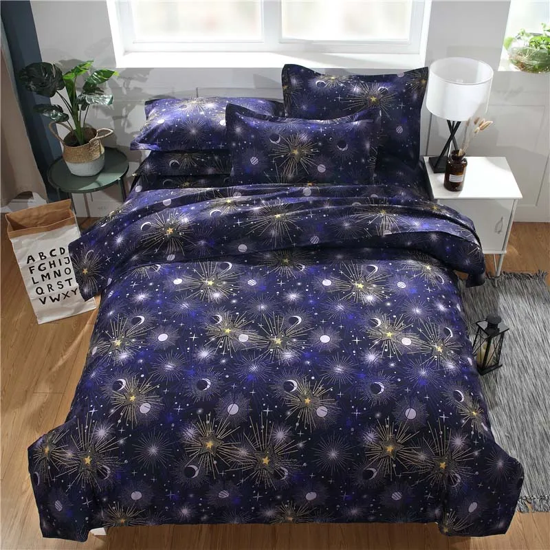 Comwarm Home Textile Bedroom 3pcs Bedding Set Duvet Cover