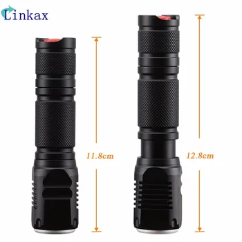 

Q5 2000LM Flashlight Aluminum Waterproof Zoomable Lantern 3 Mode LED Flashlight Torch light for 18650 Battery