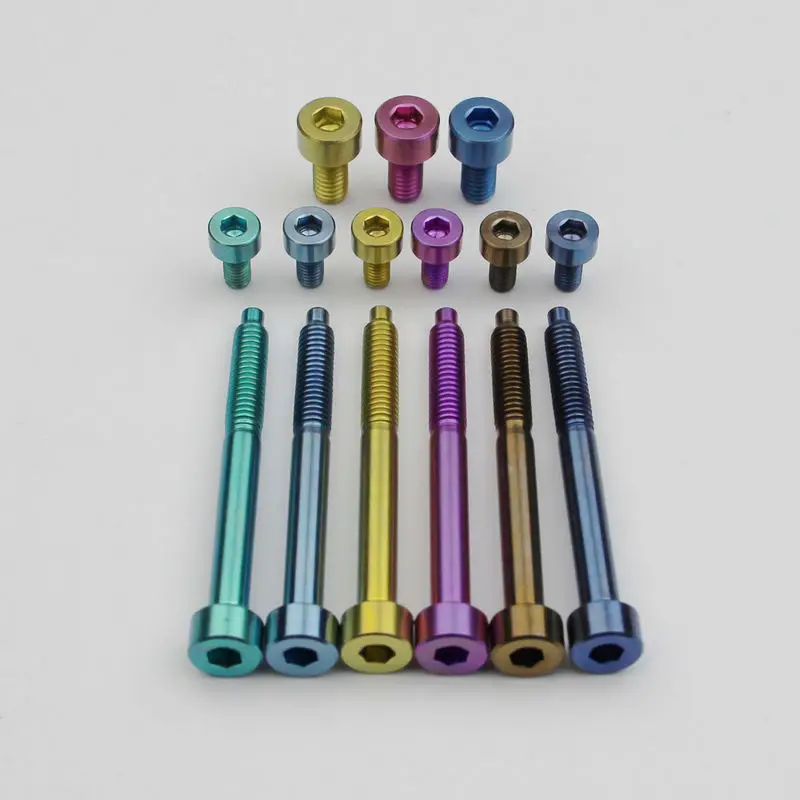 

Rainbow color titanium alloy FR Screw Set/Separate purchase