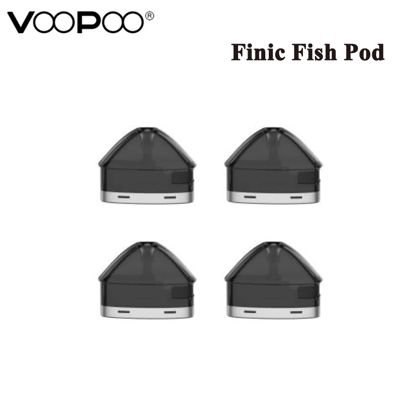 

4pcs/lot Voopoo Finic Fish Pod 1.7ml Cartridge with 1.6ohm Coil suitable Side Filing Bottom Airflow for VOOPOO Finic Fish Vape