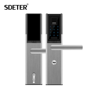 

Intelligent Fingerprint Door Lock Biometric Touchscreen Password Anti-theft Digital Lock Electronic Fingerprint Access Control