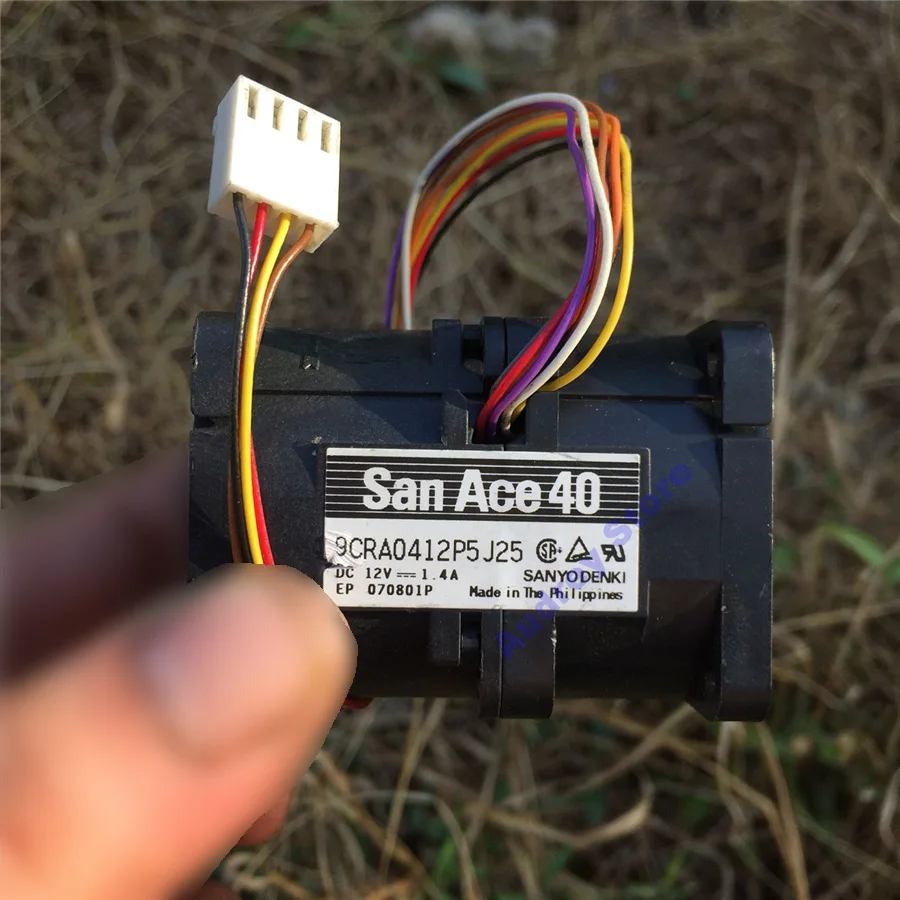 

Sanyo 4056 DC12V 1.4A 4cm high speed supercharged fan air blower 9CRA0412P5J25