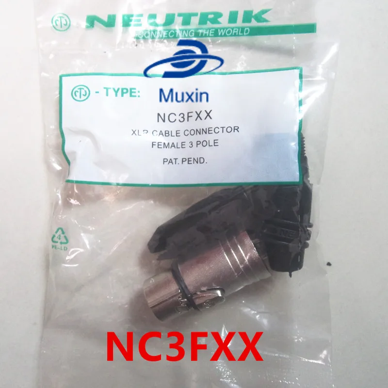 10 шт. разъем для NEUTRIK 5 шт. NC3MXX+ 5 шт. NC3FXX мужской и femelle Un ensemble 3 Broches XLR разъем avec