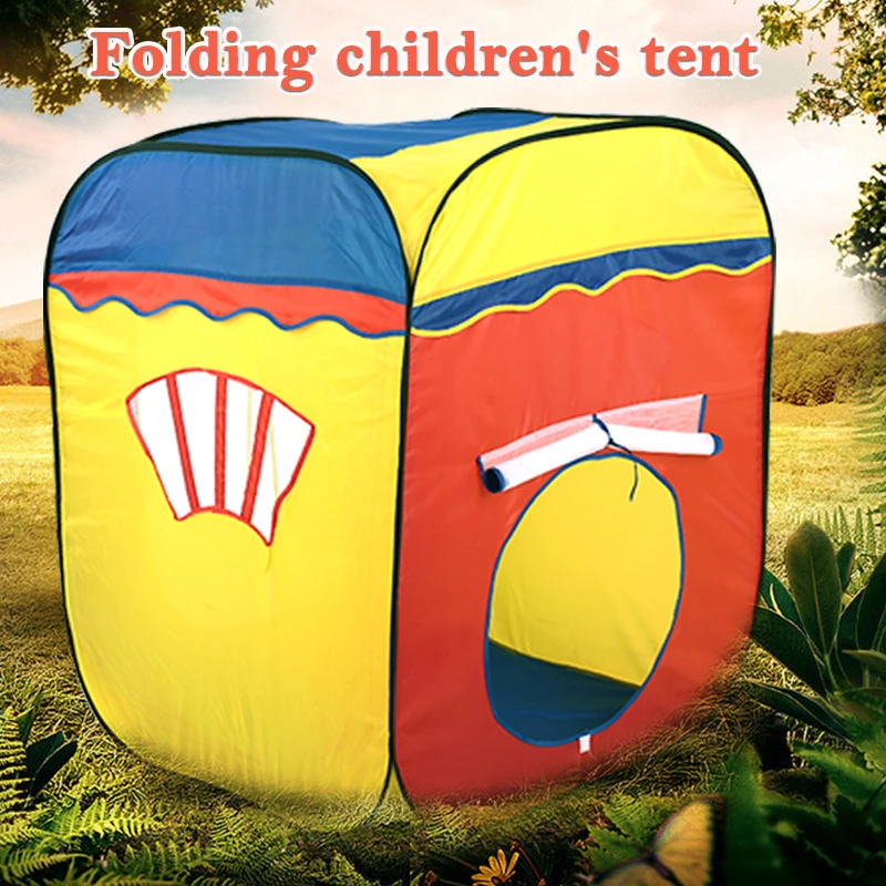 

Baby Cloth House Ocean Ball Pool Toy Tents Multicolor Zipper Carrying Bag Polyester Fiber Soft Home Game Cartoon Fun Indoor