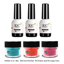 Гель для ногтей Dip порошок Набор ногтей цвета без лампы погружения системы акриловый чистый натуральный маникюр бренд Хром французский удлинитель