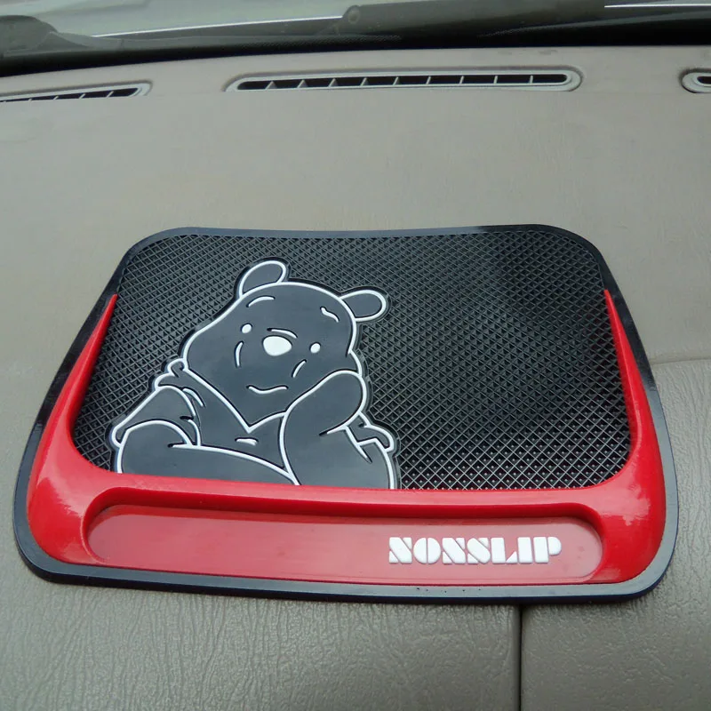 Нескользящий коврик с мультяшным рисунком для автомобиля липкий Волшебная