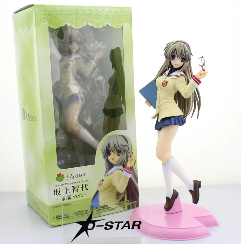 

Free Shipping 10" CLANNAD Tomoyo Sakagami - School Uniform Ver. 25cm Boxed PVC Action Figure Collection Model Toy Gift