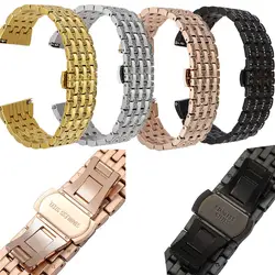 Более мягкая и удобная обувь роскошные Нержавеющая сталь ссылка браслет часы ремешок для Huawei часы 2 #0102