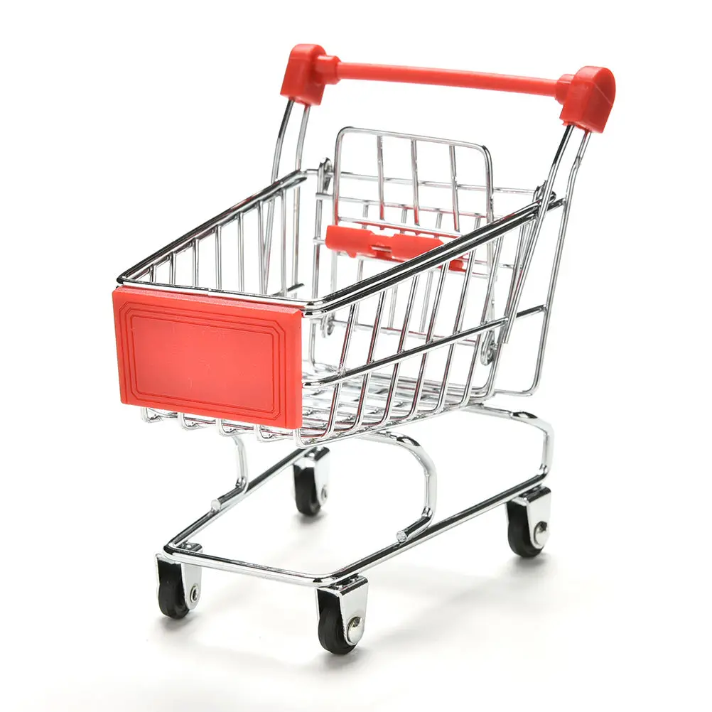 

Recent Supermarket Shopping Mini Trolley Phone Holder Office Desk Storage Holder Stationery