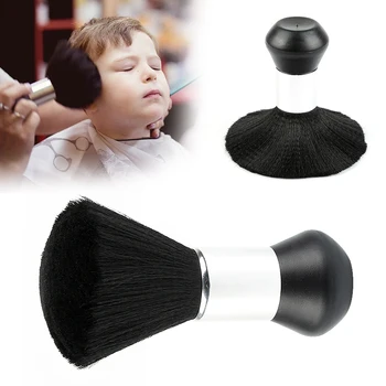 

ELECOOL comb hair brush professional Soft Black Neck Face Duster Brushes Bristle Stylist Barber Salon Cut Styling Make Tools