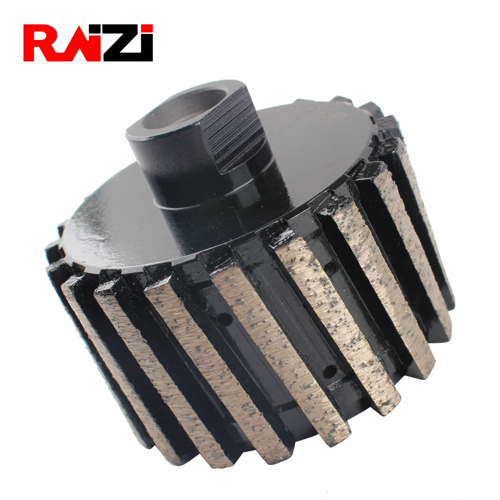 Raizi 2, 3 inch Coarse Zero Tolerance Diamond Drum Whee, Segment Angle Grinder Grinding Drum Wheel For Granit Marble Stone Raizi 2, 3 inch Coarse Zero Tolerance Diamond Drum Whee, Segment Angle Grinder Grinding Drum Wheel For Granit Marble Stone