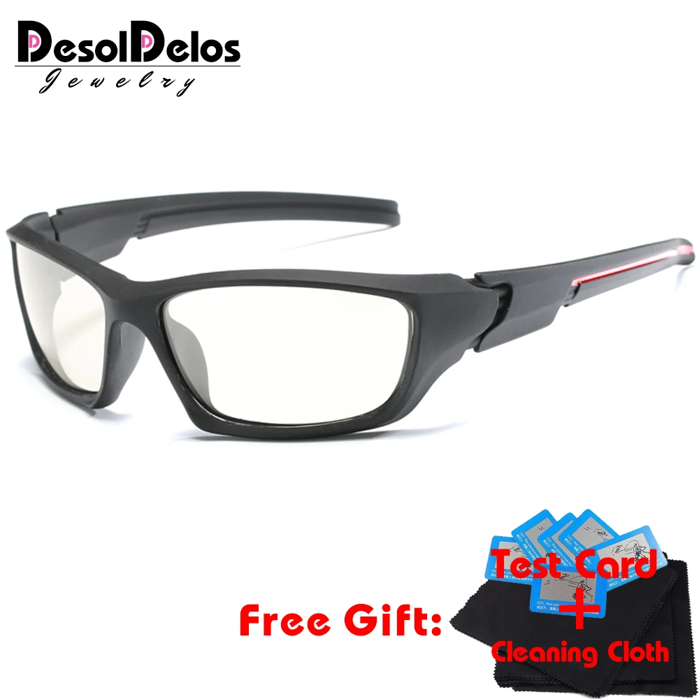 

Mens Outdoor Driving Fishing Sunglasses Transition Lens Sunglasses HD Polarized Sunglasses Photochromic Sunglasses B1031