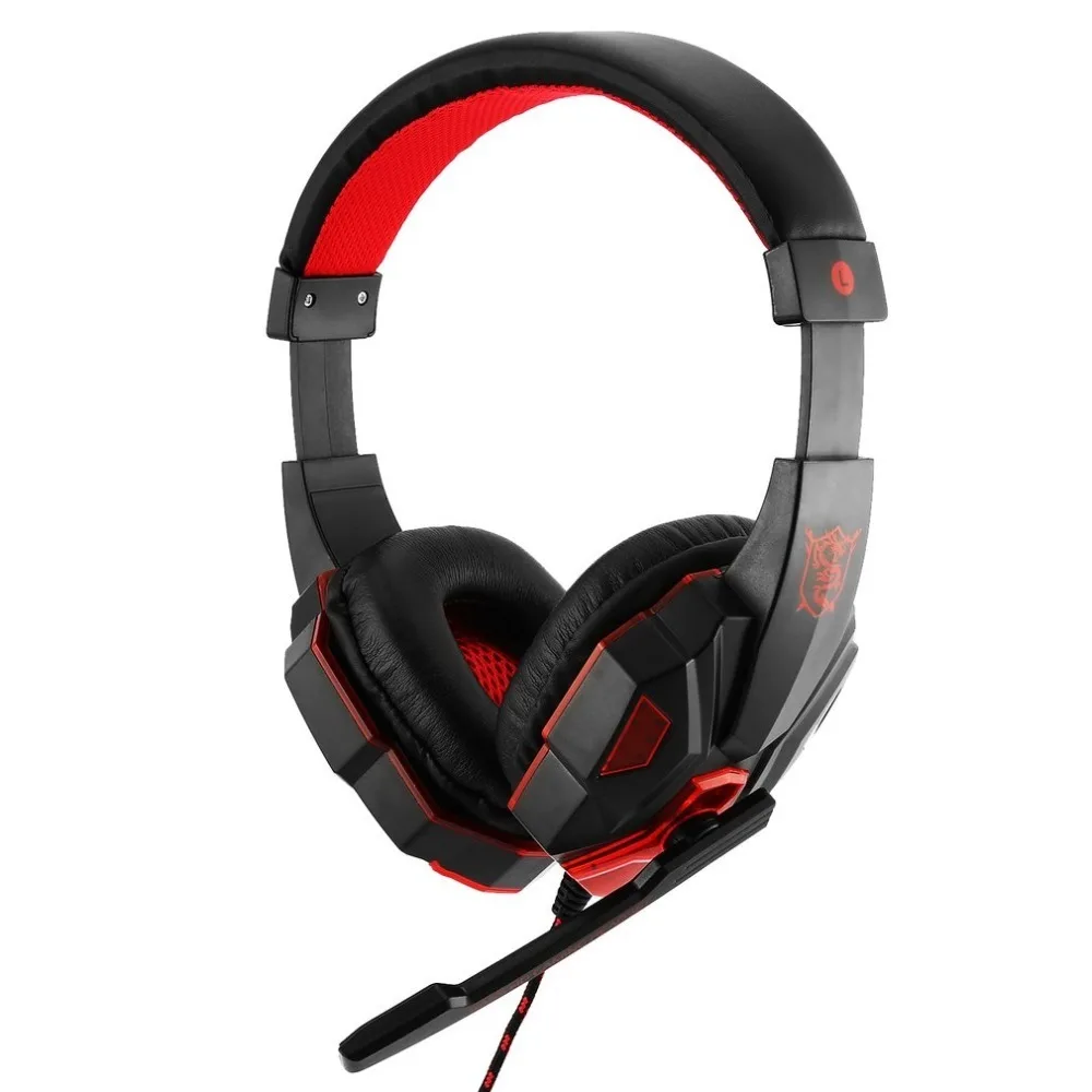 

SY830MV Gaming Headset with Mic-Sound Clarity Noise Reduction Headphone LED Lights for Computer Game for PS4/XBOX-ONE