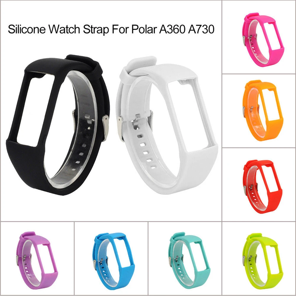 

Colorful Soft Silicone Replacement Watch Wrist Strap for Polar A360 A370 GPS Smart Watch Smart Bracelet Wrist Strap Accessories