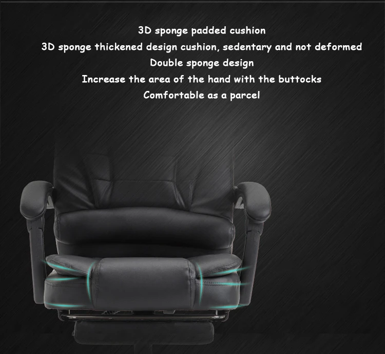 Домашнее Роскошное Качество, офисное игровое компьютерное кресло, полдень, кресло из искусственной кожи, массажное, удобное, для геймера, Silla