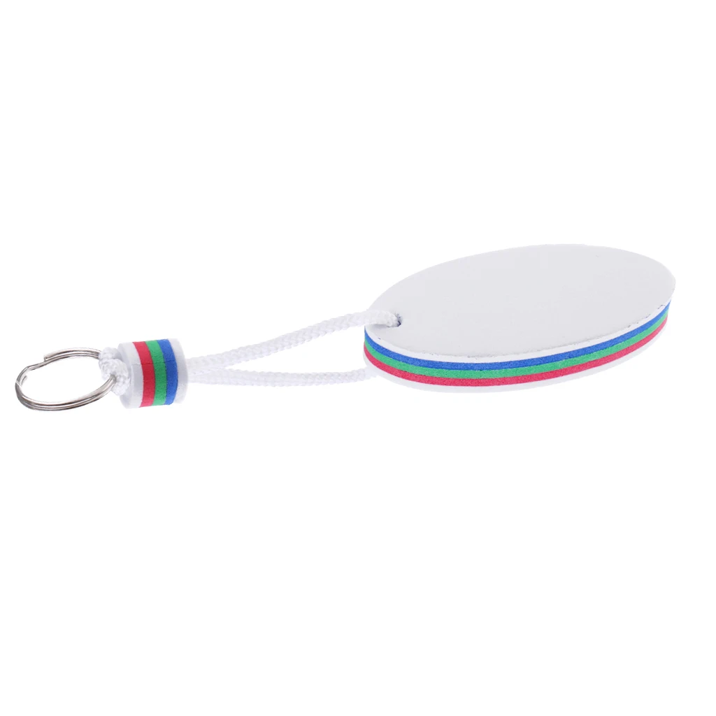 Surfboard Shaped Floating Key Ring Marine Boating Sailing Keyring Key Float Buoy Floating Keyring Fender Buoyant Canal Keychain