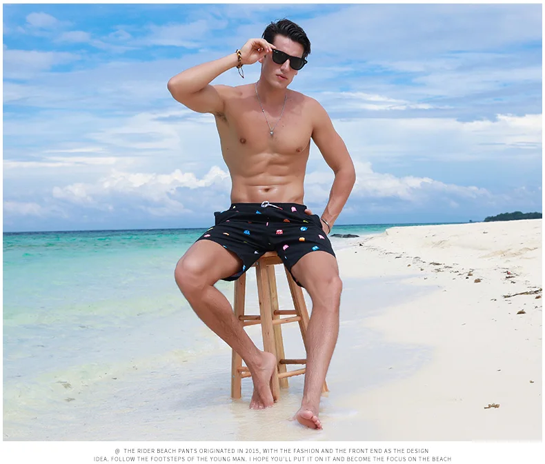banho masculina 2018 nova moda secagem rápida