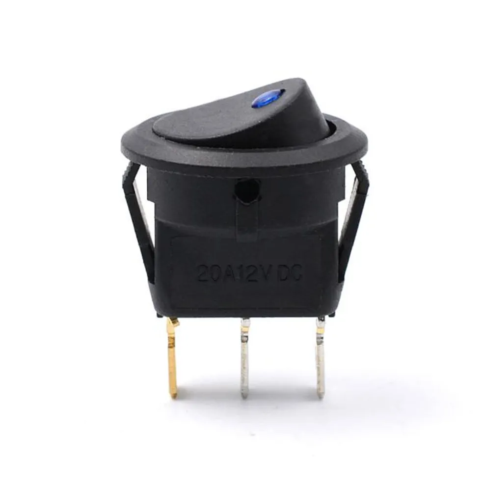 2017 Dropshipping Do CSV 5 X Blue LED Round Dot Light 12V