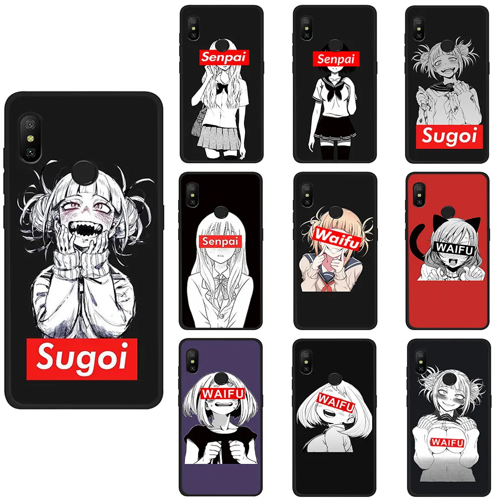 Sugoi Senpai аниме waifu ТПУ Мягкий силиконовый чехол для Redmi 4A 4X 5Plus 5A 6A 7A 8A S2 GO K20 K30 Pro Poco