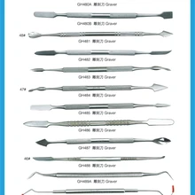 Ювелирные изделия инструмент Стоматологические Инструменты Воск резчик лопатка хирургическая вмятина, воск graver, 12 шт