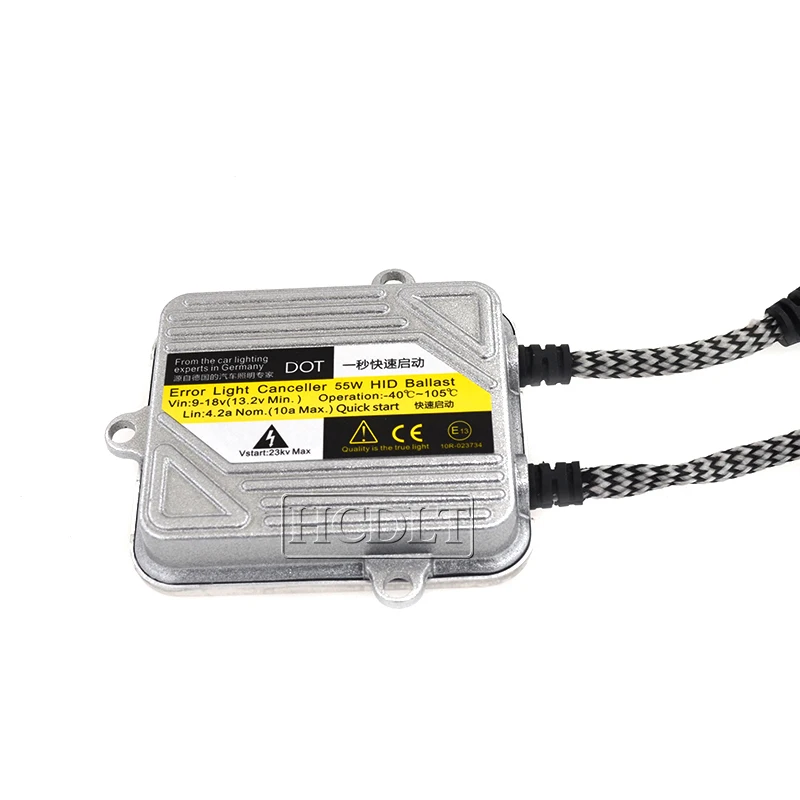 HCDLT 12V 55W DC HID Xenon Ballast For Car Headlight Kit Xenon H1 H7 H11 9005 9006 DC Block Ignition Digital Electronic Ballast (4)