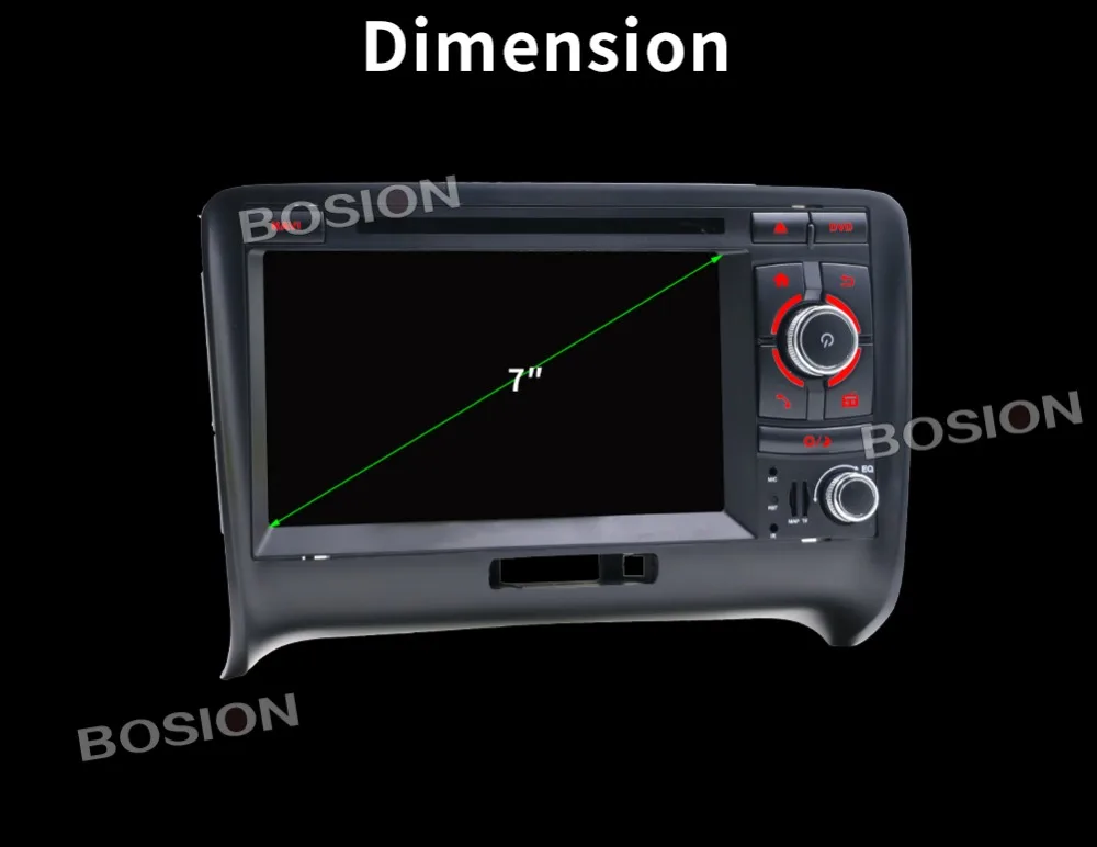 Bosion Octa 8 core Android 9,0 2 DIN автомобильный DVD gps для Audi TT MK2 8J 2006 2007 2008 2009 2010 2011 2012 мультимедийный плеер радио