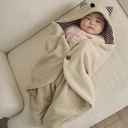 

The Spring and Autumn New Boys and Girls Little Monsters Hold Clothing Blankets Out Coverlet Warm Sleeping Bag Free Size