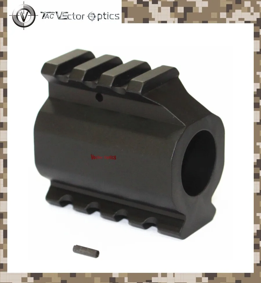 

Vector Optics Low Profile 2 Picatinny Rails Gas Block for .223 5.56mm 0.75" inch Barrel with Roll Pin Free Shipping