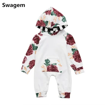 

Baby Boys Clothes Newborn Floral Baby Romper Children Long Sleeve Knitted Jumpsuit Floral Tracksuit for Boys D0669