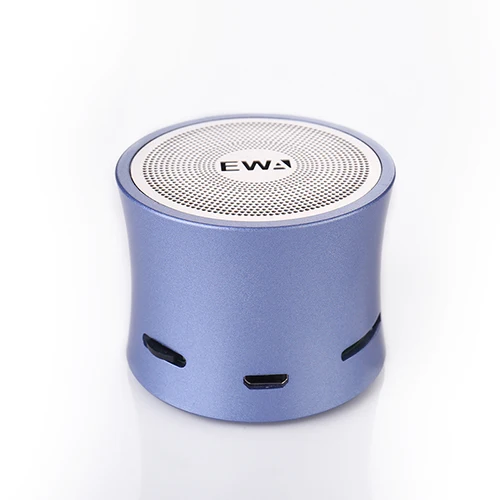 EWa A104 Bluetooth динамик MP3 плеер Пульт дистанционного управления камера портативный динамик металлический USB вход MP3 плеер стерео мультимедийный динамик - Цвет: Синий