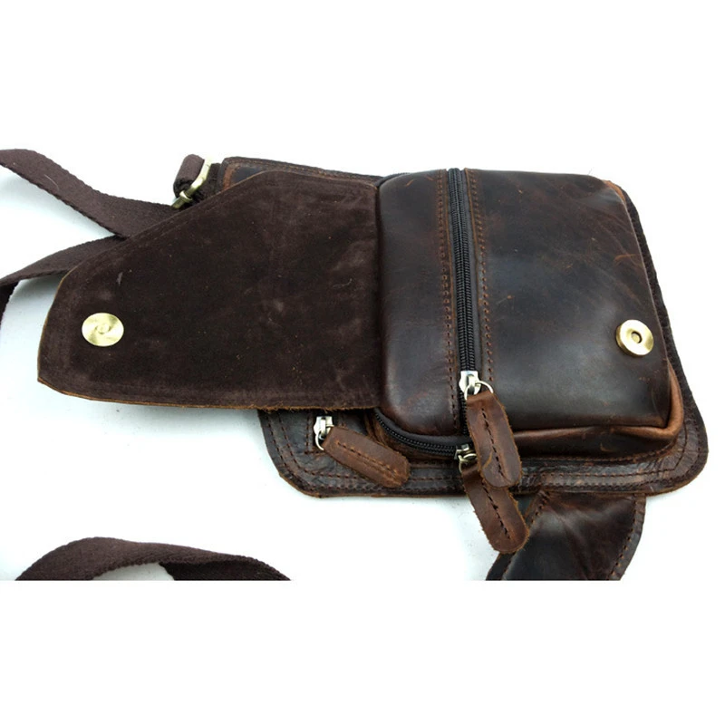 Goedkoop Cowather Top Koe Lederen Messenger Bag Veelzijdige Casual Schouder Mannen Tassen Voor Mannen Soild En Rits Ontwerp Mannelijke tas