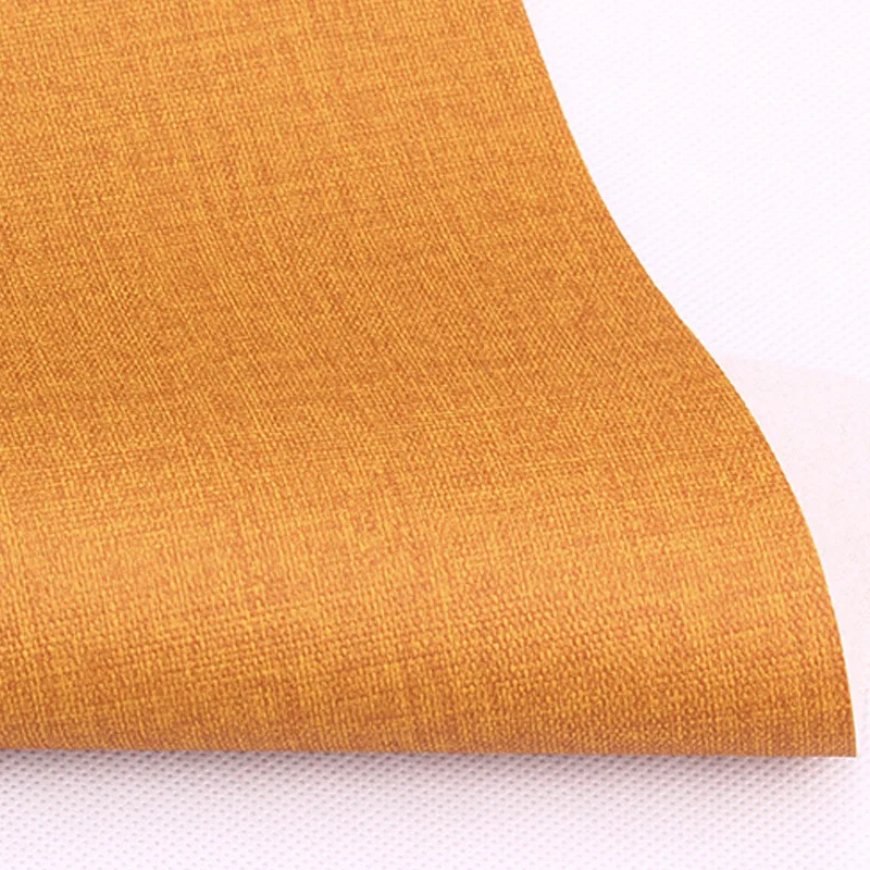 Lychee Life A4 льняной узор из искусственной кожи ткань сплошной цвет Синтетическая Кожа DIY швейный материал для сумок ручной работы - Цвет: 13