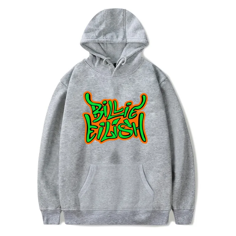 DJ002 Billie Eilish Sport Felpa con Cappuccio Billie Eilish Ragazze Maglietta Billie Eilish Unisex slaccia pi/ù Hoodie