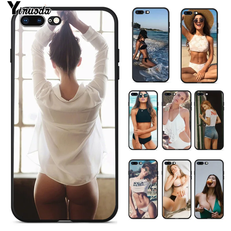

Yinuoda Beach Sexy Summer Hot Swimsuit Black High Waist Bikini TPU Phone Case for Apple iPhone 8 7 6 6S Plus X XS MAX 5 5S SE XR