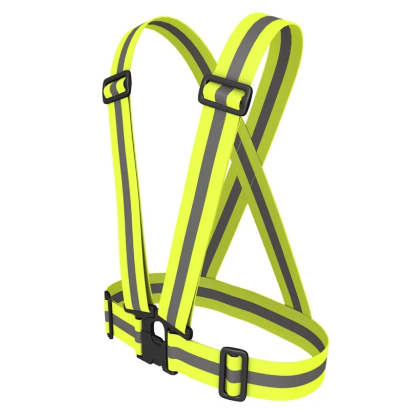 

Reflective Adjustable Safety Security Vest New 1 Piece High Visibility Gear Stripes Protection Accessories