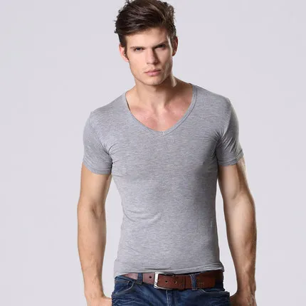 Men Cotton Short Sleeve T-shirt Underwear 16002