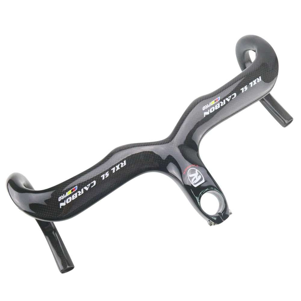 Manillar de carbono carretera RXL SL manillar de bicicleta integrado manillar y vástago 3 K ultraligero 2019 manillar de gota - 2