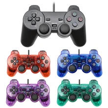 Pour PS2 contrôleur filaire choc télécommande pour PS2 Console de jeu Controle pour Sony PS2 filaire Joypad manette pour enfants cadeau
