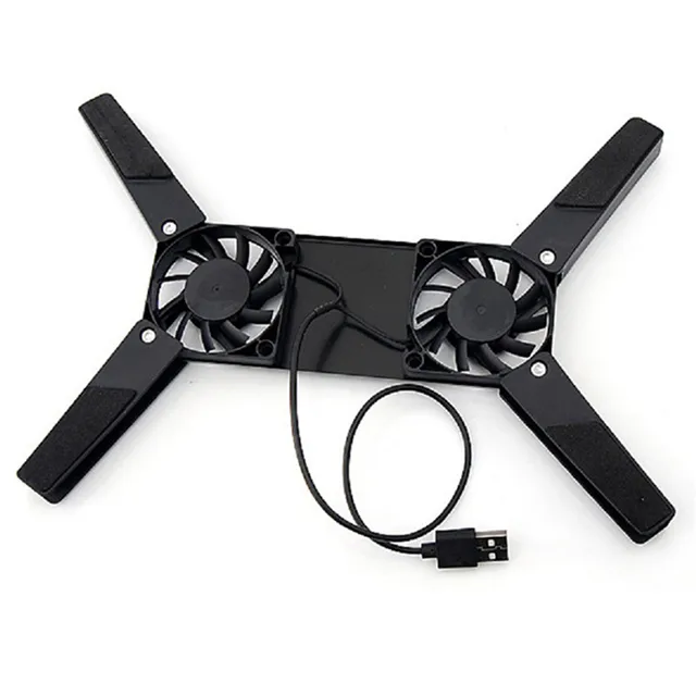 Rotatable USB Fan Laptop Cooling Pad 2 Fans Cooler Notebook Cooler