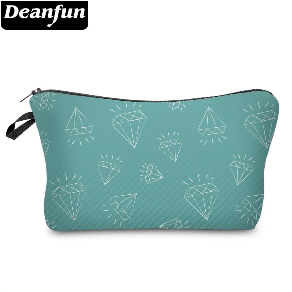 

Deanfun Cosmetic Bags 3D Printed Cartoon Diamond Pattern Fashion For Women Travelling Storage 51317 #