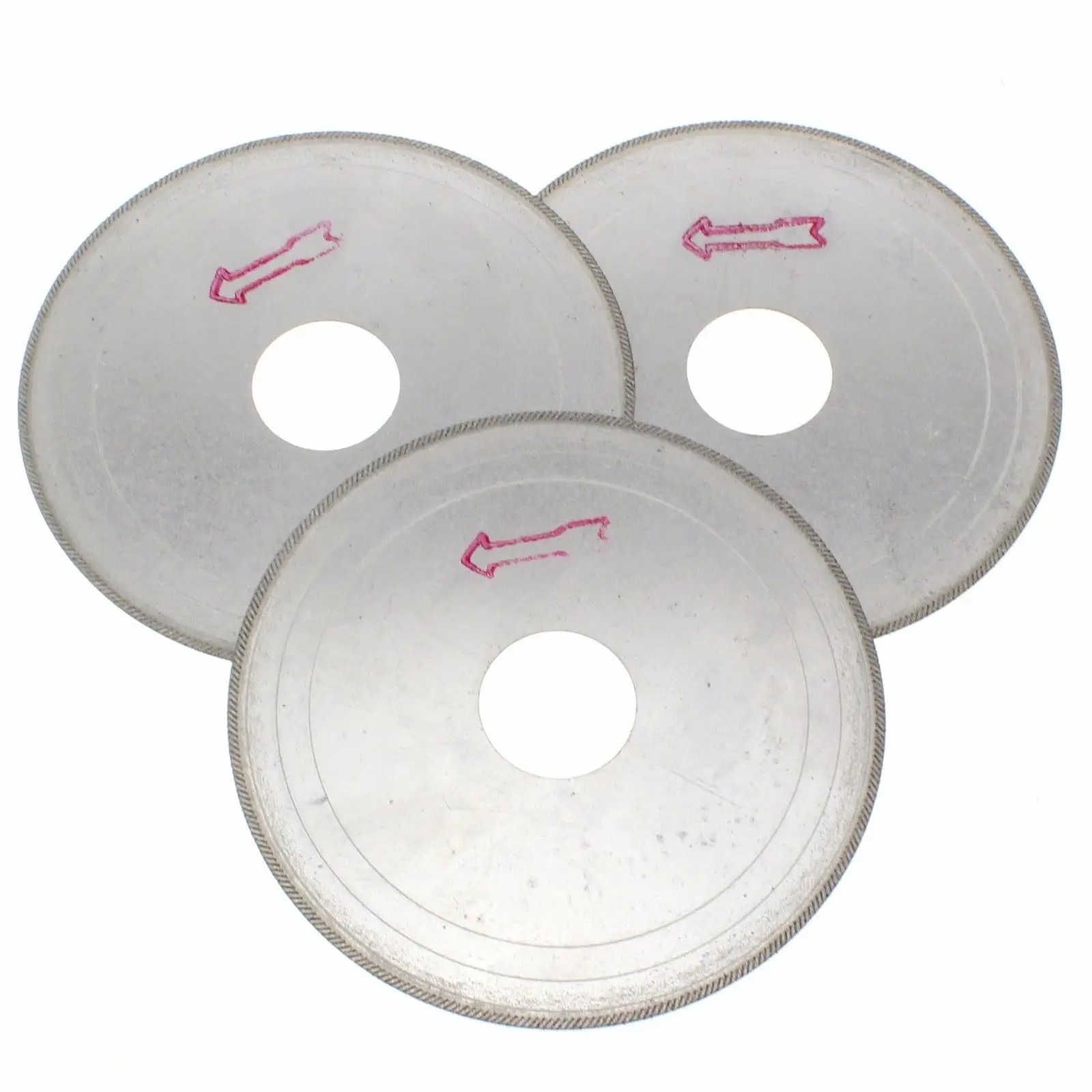 

3Pcs 3-3/8" inch 85 mm Super-Thin Diamond Lapidary Saw Blade Cutting Disc Stone ILOVETOOL