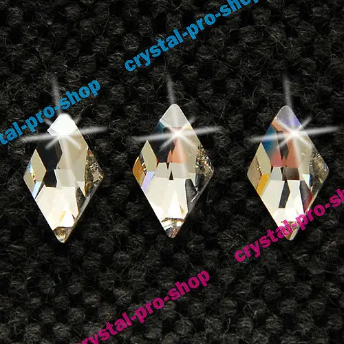 2709 оригинальные элементы Swarovski 10x6 мм прозрачные (001) ромбовидные плоские сзади 12