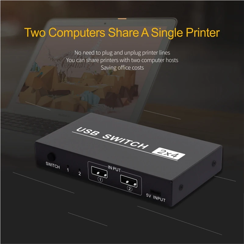 Usb 2 0 Sharing Switch Selector 4 Port 2 Computers Peripheral Switcher Adapter Hub For Pc 1 Usb 2 0 Sharing Switch Selector 4 Port 2 Computers Peripheral Switcher Adapter Hub For Pc 4