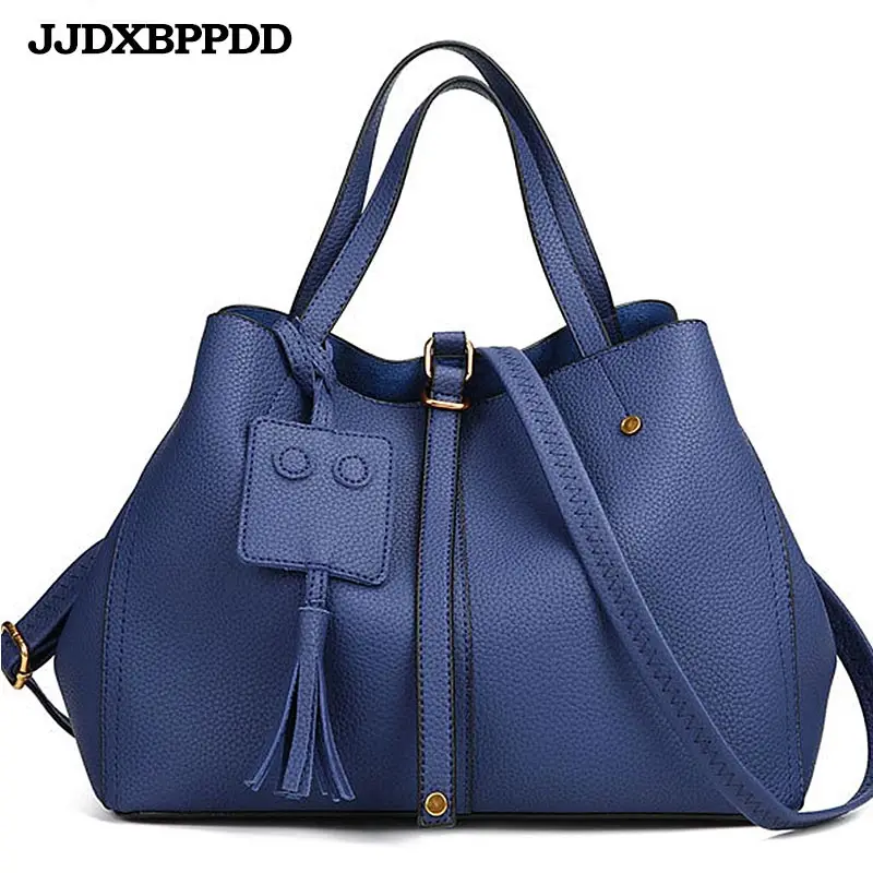 Женская брендовая синяя черная ручная сумка, женские сумки-Хобо, женские модные кожаные сумки, сумки через плечо для девушек - Цвет: C