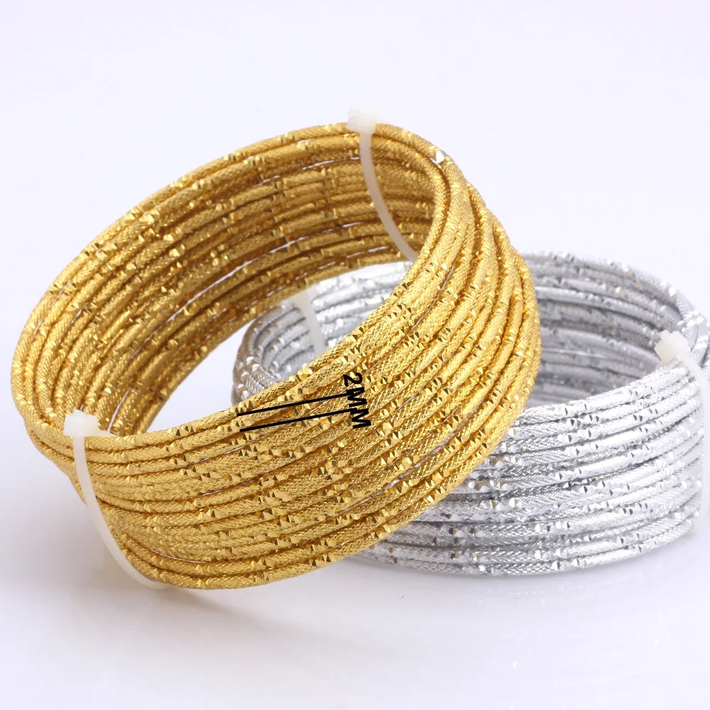 

OLINGART 10M/lot 2.0mm Aluminum wire Pattern Gold/silver soft craft versatile metal Bendable DIY Handmade jewelry making 001#