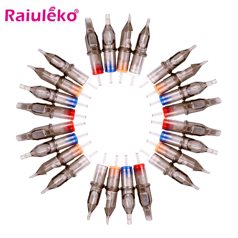 

Hot Sale 10pcs 3RS/5RS/7RS/9RS/11RS/13RS/15RS Disposable Semi-Permanent Makeup Tattoo Cartridge Needle Tattoo Gun Supplies