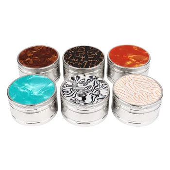 

3Part Cute Size Aluminium Metal herb smoking grinders tobacco cigarette Crusher kaloud moledor hand muller shredder