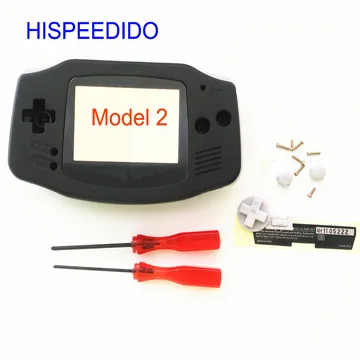HISPEEDIDO 19 цветов корпус оболочки пакет для Nintendo Gameboy Advance консоли чехол Ремонт Часть для GBA с кнопочные подкладки - Цвет: Model 2